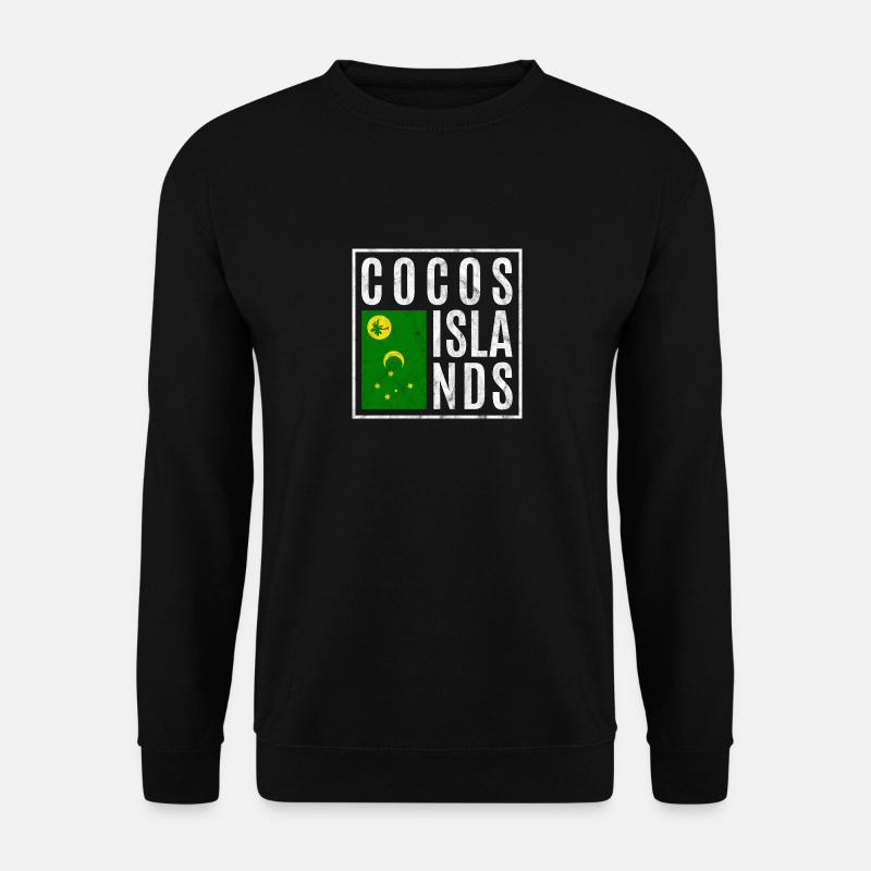 Cocos Islands - Unisex Sweatshirt - black