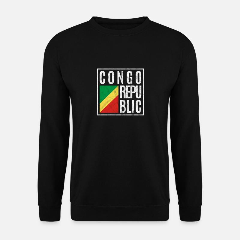 République du Congo - Sweat-shirt Unisexe - noir