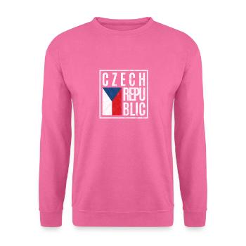 Tschechische Republik - Unisex Pullover - Pink - Vorne