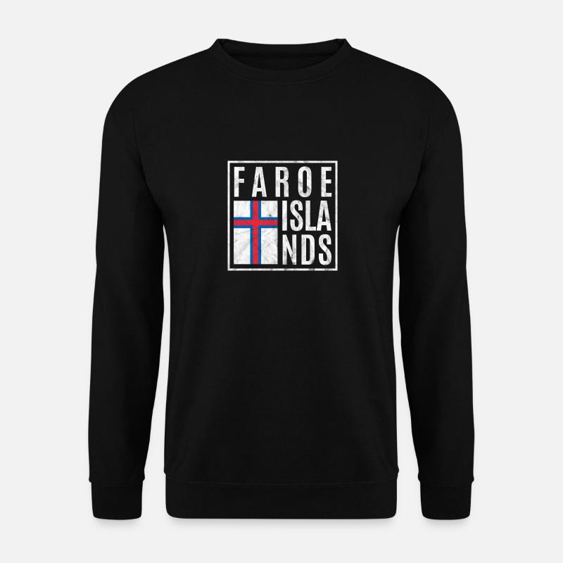 Färöer Inseln - Unisex Pullover - Schwarz