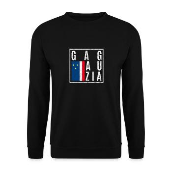 Gagauzia - Unisex Sweatshirt - black - Front - Alina (178cm) & Michal (187cm)