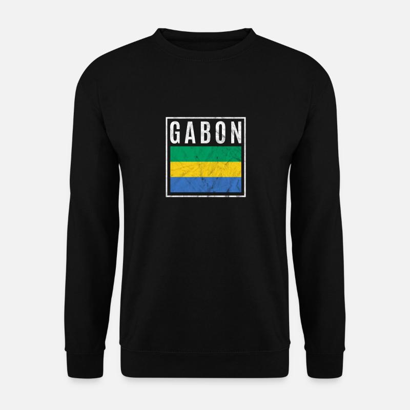 Gabon - Sweat-shirt Unisexe - noir