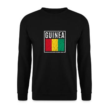 Guinée - Sweat-shirt Unisexe - noir - Devant - Alina (178cm) & Michal (187cm)