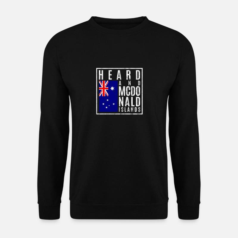 Îles Heard et McDonald - Sweat-shirt Unisexe - noir