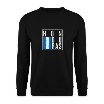 Honduras - Unisex Pullover - Schwarz - Vorne - Alina (178cm) & Michal (187cm)