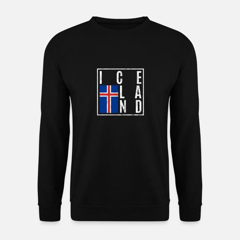 Island - Unisex Pullover - Schwarz