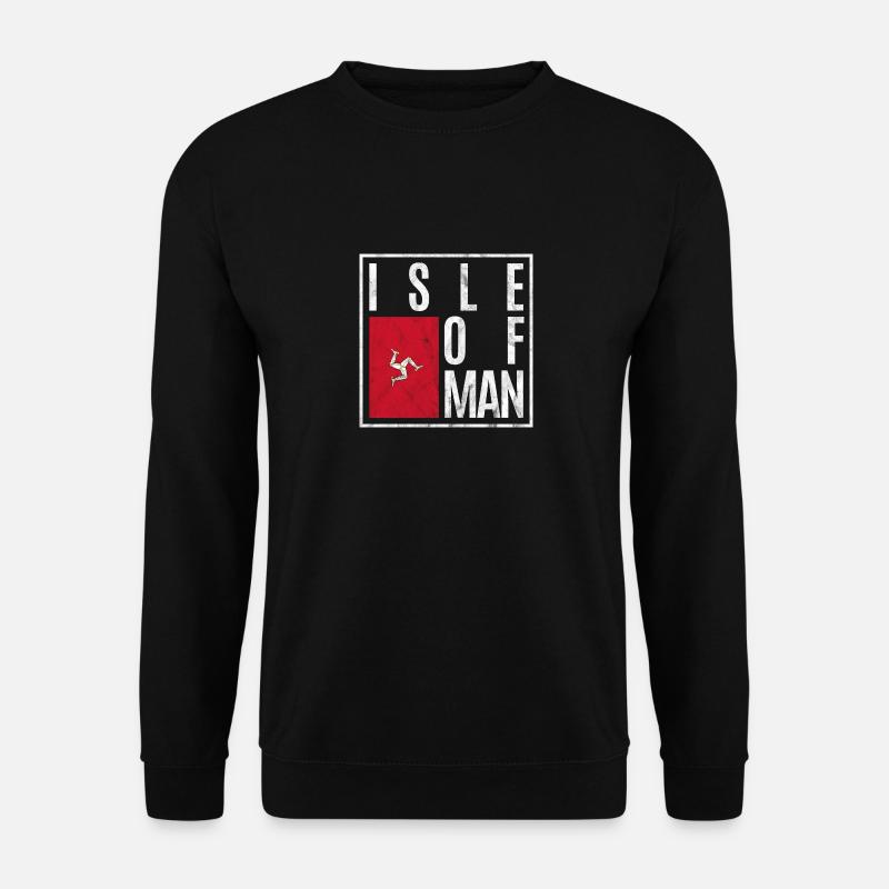 Isle Of Man - Unisex Pullover - Schwarz
