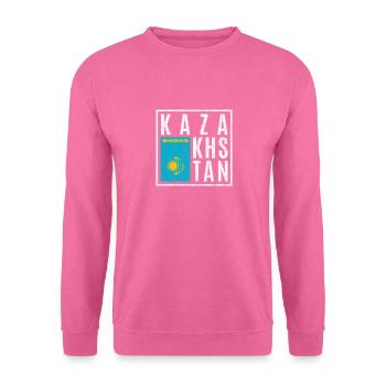 Kazakhstan - Sweat-shirt Unisexe - rose - Devant