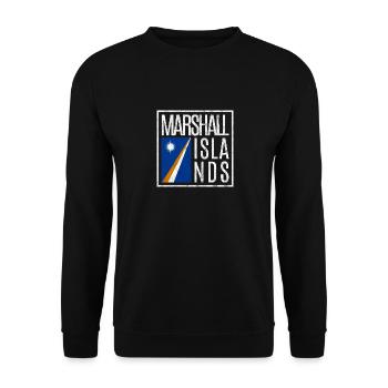 Marshallinseln - Unisex Pullover - Schwarz - Vorne - Alina (178cm) & Michal (187cm)