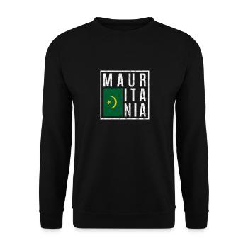 Mauretanien - Unisex Pullover - Schwarz - Vorne - Alina (178cm) & Michal (187cm)
