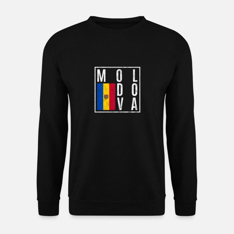Moldawien - Unisex Pullover - Schwarz