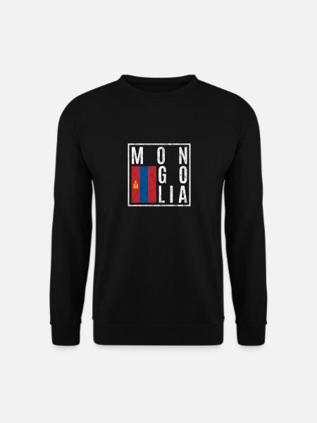 Mongolei - Unisex Pullover - Schwarz