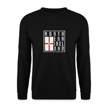 Irlande du Nord - Sweat-shirt Unisexe - noir - Devant - Alina (178cm) & Michal (187cm)