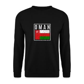 Oman - Unisex Sweatshirt - black - Front - Alina (178cm) & Michal (187cm)