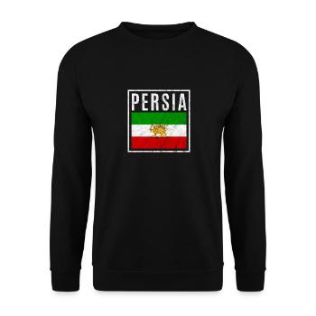 Persien - Unisex Pullover - Schwarz - Vorne - Alina (178cm) & Michal (187cm)