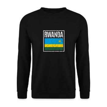 Ruanda - Unisex Pullover - Schwarz - Vorne - Alina (178cm) & Michal (187cm)