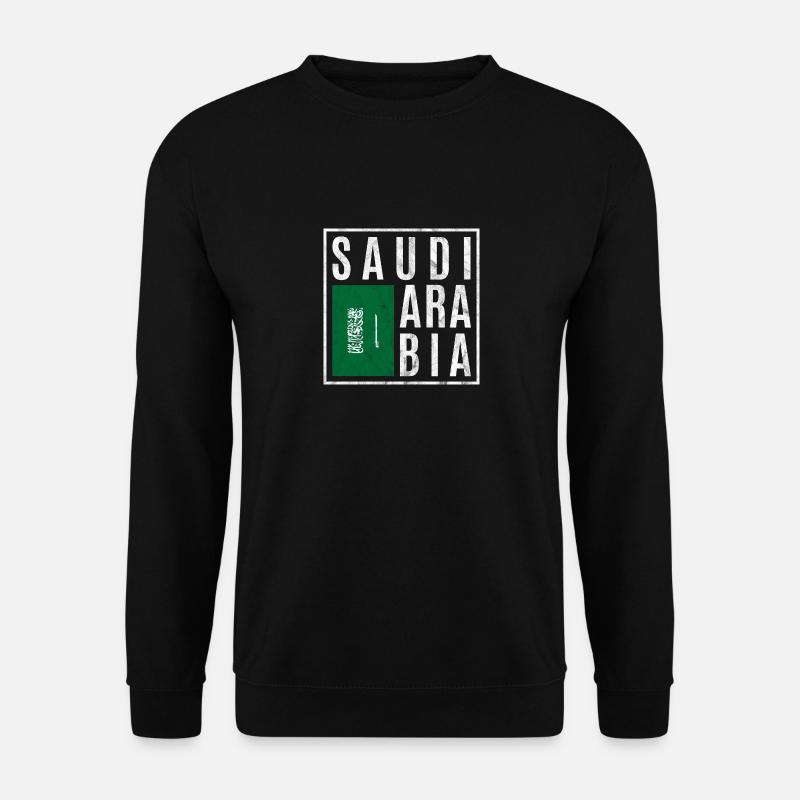 Saudi-Arabien - Unisex Pullover - Schwarz
