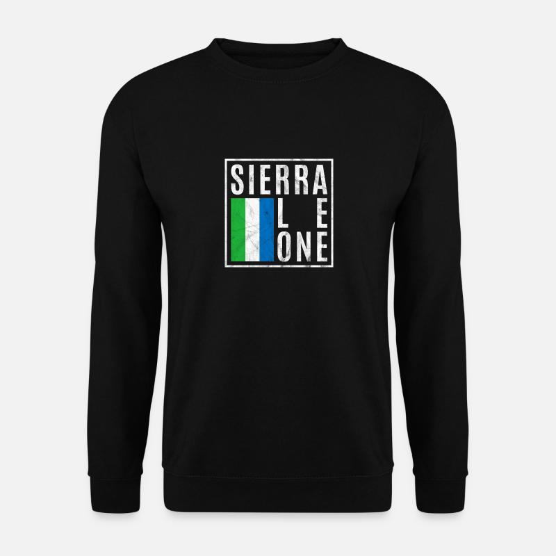 Sierra Leone - Sweat-shirt Unisexe - noir