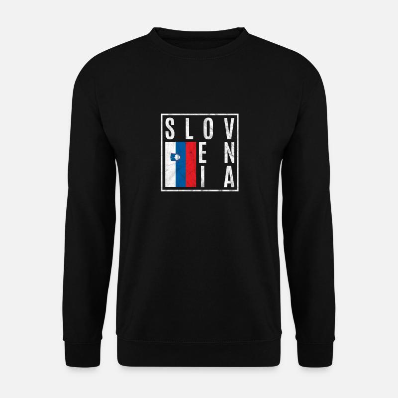 Slowenien - Unisex Pullover - Schwarz