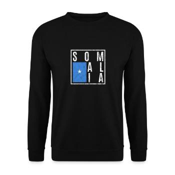 Somalia - Unisex Sweatshirt - black - Front - Alina (178cm) & Michal (187cm)