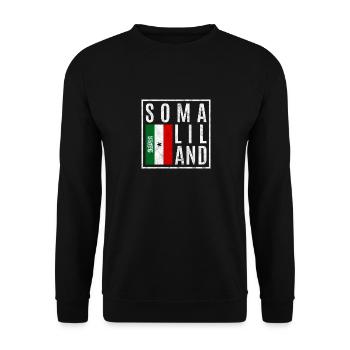 Somaliland - Sweat-shirt Unisexe - noir - Devant - Alina (178cm) & Michal (187cm)