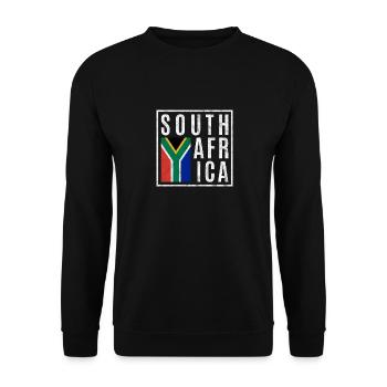 South Africa - Unisex Sweatshirt - black - Front - Alina (178cm) & Michal (187cm)