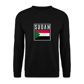 Soudan - Sweat-shirt Unisexe - noir - Devant - Alina (178cm) & Michal (187cm)