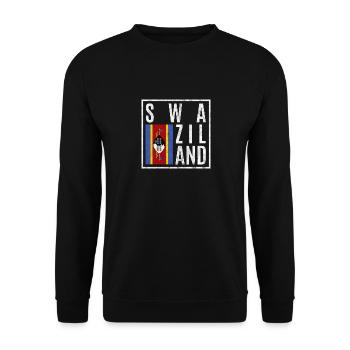 Swasiland - Unisex Pullover - Schwarz - Vorne - Alina (178cm) & Michal (187cm)