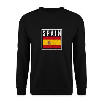 Espagne - Sweat-shirt Unisexe - noir - Devant - Alina (178cm) & Michal (187cm)