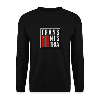 Transnistrien - Unisex Pullover - Schwarz - Vorne - Alina (178cm) & Michal (187cm)