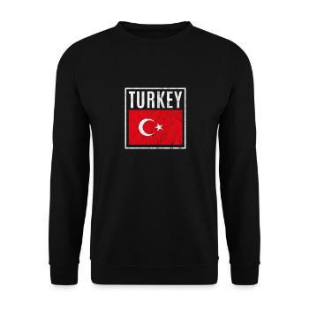 Turquie - Sweat-shirt Unisexe - noir - Devant - Alina (178cm) & Michal (187cm)