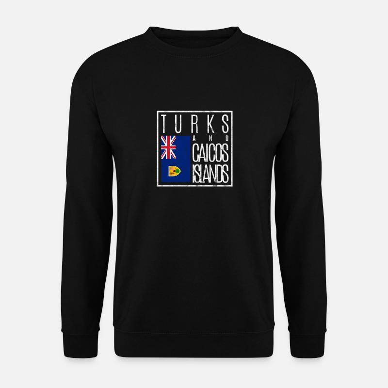 Îles Turques et Caïques - Sweat-shirt Unisexe - noir