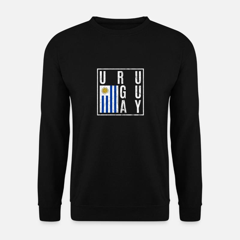 Uruguay - Unisex Pullover - Schwarz