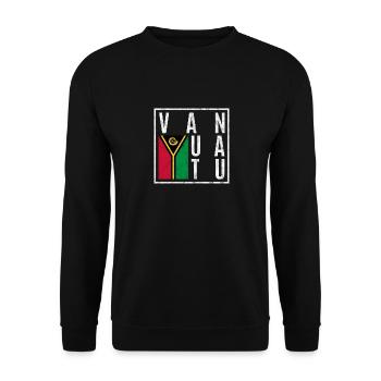 Vanuatu - Sweat-shirt Unisexe - noir - Devant - Alina (178cm) & Michal (187cm)