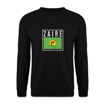 Zaire - Unisex Pullover - Schwarz - Vorne - Alina (178cm) & Michal (187cm)