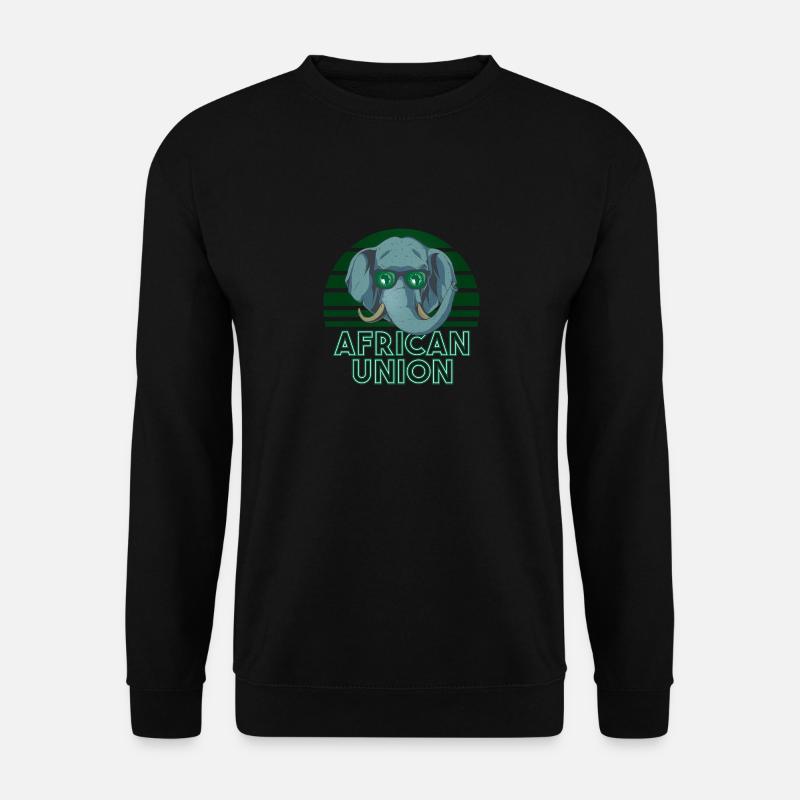Afrikanische Union - Unisex Pullover - Schwarz