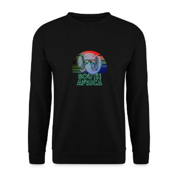 Südafrika - Unisex Pullover - Schwarz - Vorne - Alina (178cm) & Michal (187cm)