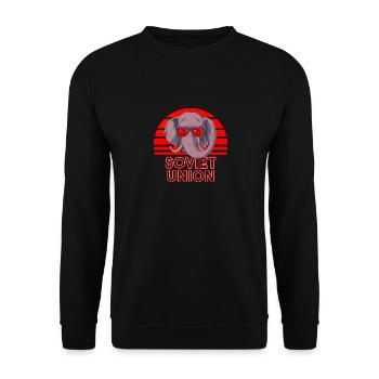 Soviet Union - Unisex Sweatshirt - black - Front - Alina (178cm) & Michal (187cm)