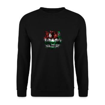 Abkhazie - Sweat-shirt Unisexe - noir - Devant - Alina (178cm) & Michal (187cm)
