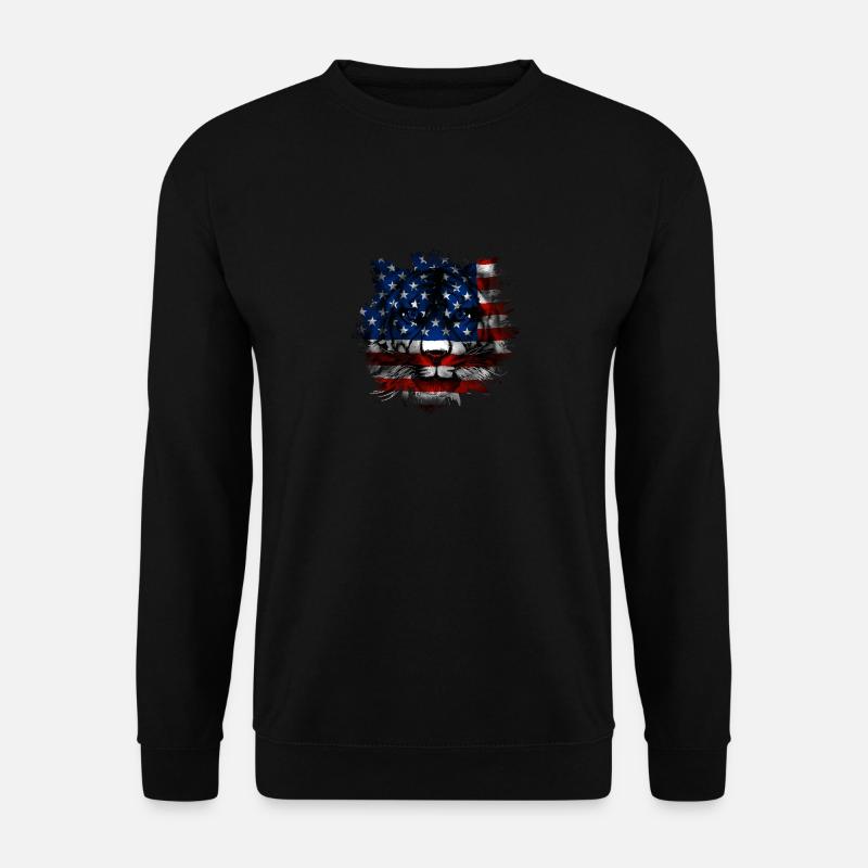 États-Unis - Sweat-shirt Unisexe - noir