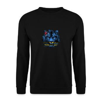 Aruba - Unisex Sweatshirt - black - Front - Alina (178cm) & Michal (187cm)