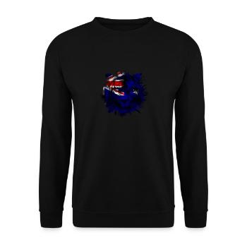 Australien - Unisex Pullover - Schwarz - Vorne - Alina (178cm) & Michal (187cm)