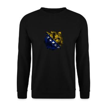 Bosnie-Herzégovine - Sweat-shirt Unisexe - noir - Devant - Alina (178cm) & Michal (187cm)