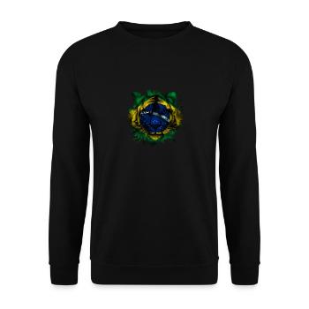 Brasilien - Unisex Pullover - Schwarz - Vorne - Alina (178cm) & Michal (187cm)