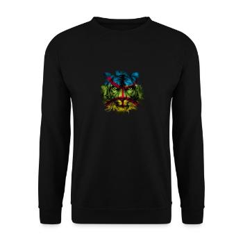 Amazigh - Unisex Pullover - Schwarz - Vorne - Alina (178cm) & Michal (187cm)