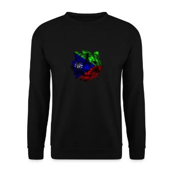 Baloutchistan - Sweat-shirt Unisexe - noir - Devant - Alina (178cm) & Michal (187cm)