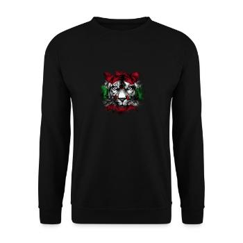 Burundi - Unisex Sweatshirt - black - Front - Alina (178cm) & Michal (187cm)