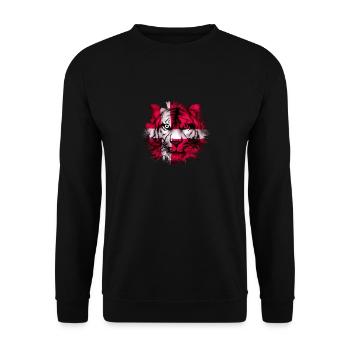 Dänemark - Unisex Pullover - Schwarz - Vorne - Alina (178cm) & Michal (187cm)