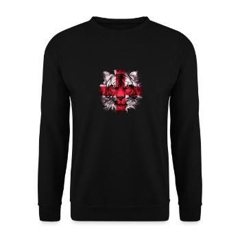 England - Unisex Sweatshirt - black - Front - Alina (178cm) & Michal (187cm)