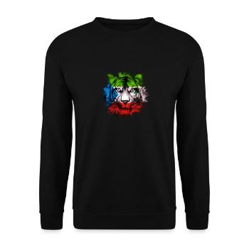 Equatorial Guinea - Unisex Sweatshirt - black - Front - Alina (178cm) & Michal (187cm)